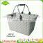 Cheap woven market PP aluminum frame baskets