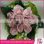 wholesale christmas wreath decorations fabric flower head piece