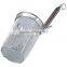 Stainless Round Bottom Udon Noodle Strainer with wooden handle Japanese Tebo