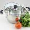 26cm Stainless Steel Soup Pot Kitchen Cooking Pot Stockpot for Gas and Induction Cooker