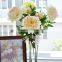 fabric artificial flower wholesale silk decorative coral peony