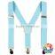 New Style Fashion Design Elastic Multicolor Metal Adjustable Clip Suspender