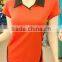 Women polo shirt, v neck, short sleeve, 100 % polyester birdeyes