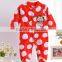 2016new baby clothes newborn 100% cotton penguin pattern baby romper long sleeve with toe infants pyjamas import from china