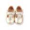 Baby hard sole leather baby shoes walking T bar shoes prewalker