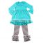 Kids 3pcs Baby Girls Boutique Clothing Set Cotton Turkey pattern children Thanksgiving Outfits