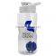 USA Made 22 oz. Shaker Bottle With Drink-Thru Lid - BPA-free, features a mixing ball and comes with your logo