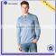 Custom Fashion 100% Cotton Long Sleeve Knitted Polo t Shirt Men 2016