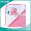 2016 china supplier promotional Soft and beautiful cotton hooded baby towel