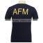 New design 100% cotton embroidered t-shirt