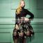 New Arrival Fashion Women Skirts Floral Printed Midi Tutu Skirts,Custom Casual Polyester Printed Midi Skirts for Ladies