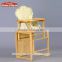 Hot sale safety baby feeding chairs wooden baby high chair for restaurant