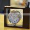 Art ramadan gift wooden box table clock