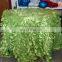 Customized Color Taffeta Petal Round Wedding Table Cloth