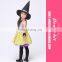 Halloween Kids Dance Costumes Children Fancy Yellow Witch Costumes