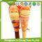 activity gifts plush toy animal shaped massage stick plush knock back hammer