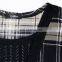 New arrived knitting fashional women black grid new style cardigan
