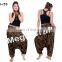 Aladdin Indian harem pants- Women baggy beach wear trousers- Indian Trouser Harem pants-black spiral design pants
