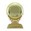 custom zinc alloy plated gold medal souvenir metal plate with metal base