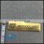 Hot Sale Fashion Promotional Brushed Craft Printing Logo Metal Aluminum Label