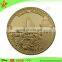 High quality antique gold plating 3d design challenge coin for army