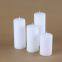 Home Decoration Cotton Wick Paraffin Wax Unscented White Pillar Candle Factory