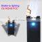 2017 new fashion shape windproof cigarette lighter usb rechargeable lighter arc lighter