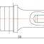 20mm Diameter Ceramic Ultrasonic Piezoelectric Transducer , 40Khz 200w Ultrasonic Transducer