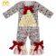 Girl Boho Ruffle Jumper Floral Baby Bubble Romper Fashion Design Kids Overall