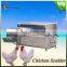 Effective high quality gas heating chicken scalder poultry defeather machine from China