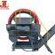3500-4000 kg hourly waste tire rubber shredder scrap truck rubber recycling machine