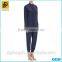 Latest top design Dark professional blue shirt for women