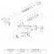 FOMI OEM NEW Wheel Loader HL730-9 Steering Cylinder Seal Kit XKCC-00551