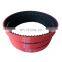 240L truly endless timing belt with red rubber coated