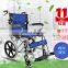 Steel Frame Comfortable Padded Seat Manual Commode Wheelchair For Disabled