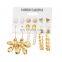 Gorgeous Sparkle Alloy Synthetic Cubic Zirconia Drop Charming Earrings Jewelry