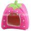 Foldable Strawberry Shape Pet Dogs House