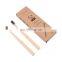 Biodegradable family travel Soft Bristles pack  bamboo charcoal toothbrush  pack of 2