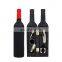 Wholesale 5 Piece Wine, Bottle Shaped Opener Set Accessory Kit Wine Bottle Set/