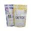 Plastic zip lock printed Packaging bag with own logo for Packaging coffee Bag stand up pouch tea bags