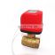High quality durable long service life DN25 brass electric valve