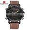 NAVIFORCE NF9134 Men Fashion Casual Digital Quartz Movement Watch Week Day Date Timing Display Back Light Watch