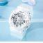 SANDA 298/892 Man Women Sport Unisex Watch Fashion Silicone Back Light Digital Quartz Week Wristwatch