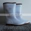 waterproof white winter boots for women with in food industry