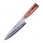8 Inch VG10 Damascus Chef Knife with Pakkawood Handle Kitchen Knives Slicing Chef's Knife