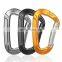 JRSGS Hot Sale Camping Carabiner Aluminium Snap Hook 12KN Climbing Carabiner Customized the logo