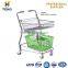 Japan Style unfolding pink color Shopping Trolley smart Cart