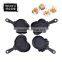 Mini cast iron single handle pre-seasoned cartoon cake pan manufacturer china