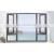 Windows casement with glass windows aluminum profile house window design photo