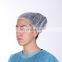 Disposable food industry hair elastic round cap